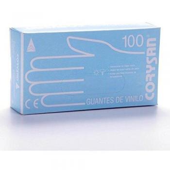 CORYSAN GUANTES DE VINILO PEQUEÑO 100 UNIDA