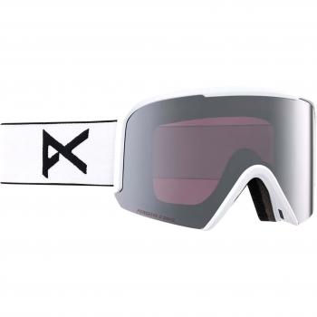 Gafas de esquí y snowboard Anon Nesa White con lente PRCV Sun Onyx, color blanco