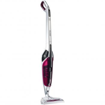 Imetec Piuma Force Cordless Aspirador Escoba Eléctrica, 1 Liter, De plástico, Plata y Amaranto