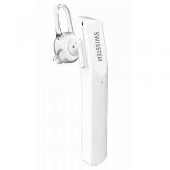 Auricular Bluetooth Swissten Ultra Ligero UL-9 Blanco con Conexión Multipunto