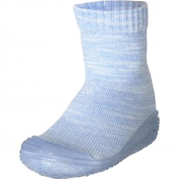 Playshoes Blue Knitted Baby Slippers