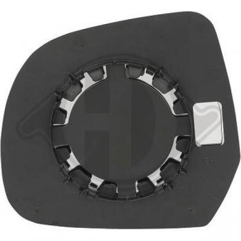 Cristal de espejo retrovisor exterior DIEDERICHS 6025026