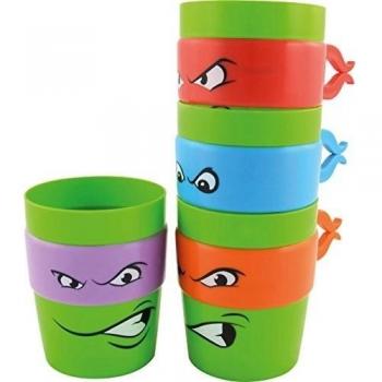 Estados Labels 0118508 Tortugas - tazas de plástico para beber, juego de 4, 300 ml