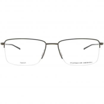 Porsche Design P8751 B Men's Eyeglasses Grey Size 56 - Blue Light Block Available (Frame Only)