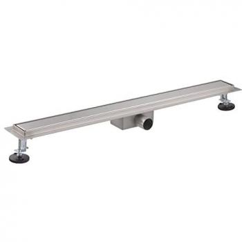 Canaleta de Ducha Italiana Reversible Cromada para Alicatar 80 cm NOYON & THIEBAULT