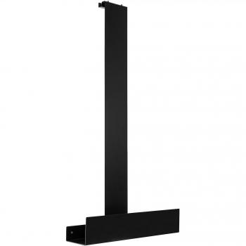 Estantería Tori Negra de REA, color negro, diseño moderno, material MDF, fácil montaje, ideal para almacenamiento y decoración