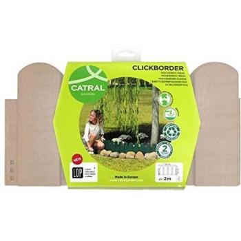 Catral 49010006 - Pack 5 bordos tabla clickborder lop 40x20cm blanco
