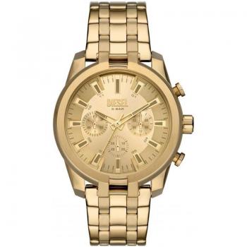 Reloj Diesel Cliffhanger DZ4623 para Hombre, Cronógrafo de Acero Dorado