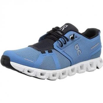 ON Mens Cloud 5 Textile Synthetic Niagara Black Trainers 7.5 UK