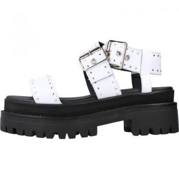 Sandalias de Mujer Marca Yellow Modelo Stud características: diseño moderno, color blanco, suela antideslizante, plantilla acolchada, cierre ajustable