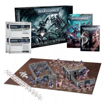 Caja de Inicio Definitiva Warhammer 40,000 Ultimate Starter Set con Miniaturas y Reglas completas