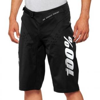 Pantalones Cortos de Bicicleta 100% R-Core Negro