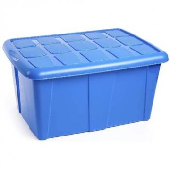 Caja de Almacenamiento Impermeable COSHANO 60L para Ropa y Hogar (Azul)