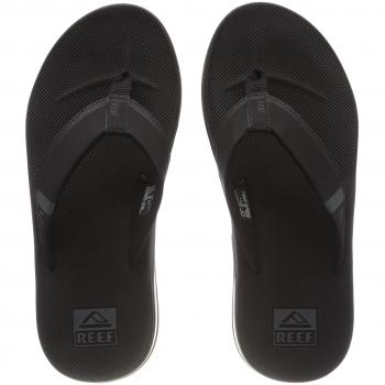 Reef Fanning Low, Chanclas Hombre, Negro, 45