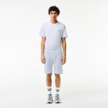 Lacoste Pantalón Corto Jogger de Felpa Azul Claro