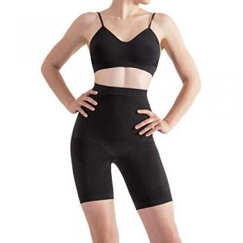 Lytess - Shorty Envolvente y Adelgazante - Acción Vientre Plano inmediato - Resultados clínicamente probados - L/XL : 44-48 - Negro