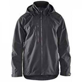 Chaqueta Hardshell Impermeable Gris Oscuro/Negro Talla L - Blaklader