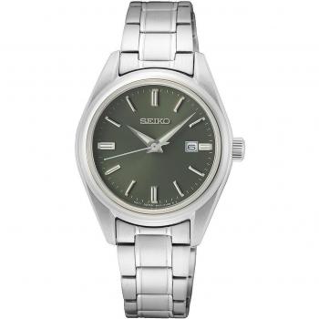 Reloj Seiko Mujer SUR533P1 Analógico Cuarzo Verde Acero Inoxidable