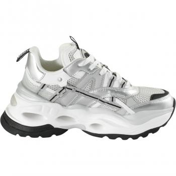 Zapatillas deportivas de Mujer Buffalo Triplet Hollow plateado - Altura plataforma