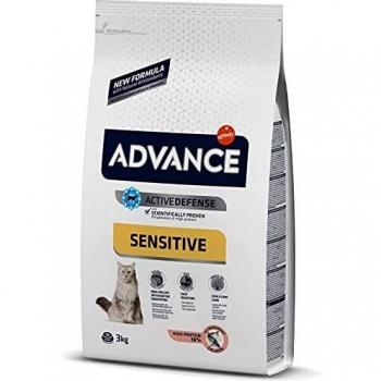 ADVANCE Sensitive Sterilized - Pienso para Gatos Esterilizados con Salmón - 10Kg
