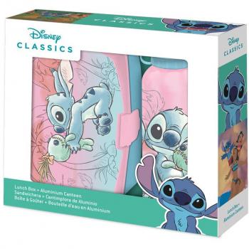 Disney Stitch Kids Lunch Set with Aluminium Bottle and Lunch Box
