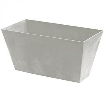 Maceta Tubus Case Beton Effect 38,6L Marengo para Jardín, dimensiones 600x324x300 mm, color hormigón