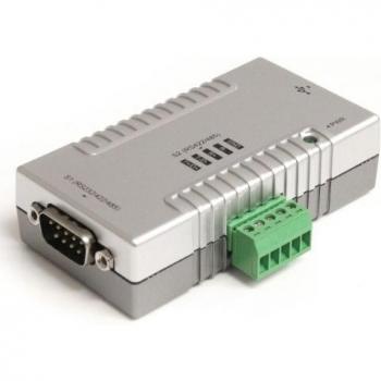 StarTech.com ICUSB2324852 - Adaptador concentrador Hub industrial USB a 2 puertos serie