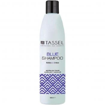 Eurostil Tassel Champú Azul para Cabellos Rubios o Blancos 500ml
