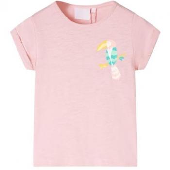 Camiseta Infantil Rosa Claro 104