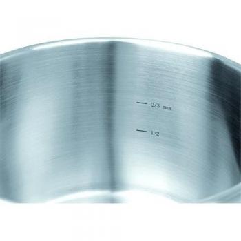 Jata Hogar OSR4 - Olla a presión de acero inoxidable, 4 l, color plateado