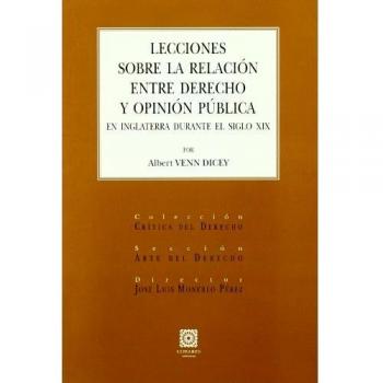 LECCIONES SOBRE RELACION ENTRE DERECHO Y OPINION PUBLICA