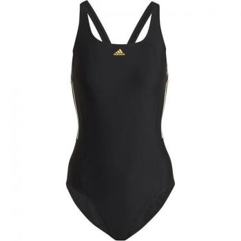 Bañador Mujer Adidas 3S Mid Negro