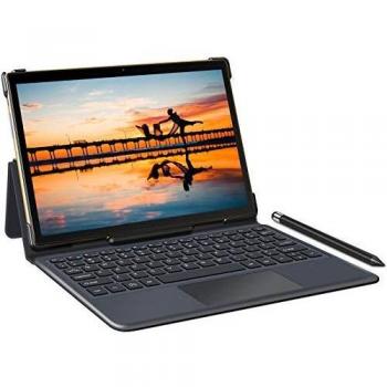 Android 11 Tablet 10 Pulgadas, 4 GB RAM Tablet con Teclado YESTEL T5 WiFi Tablet 1.6 GHz Procesador Octacore, 64 GB Ampliables hasta 128 GB, Dorado