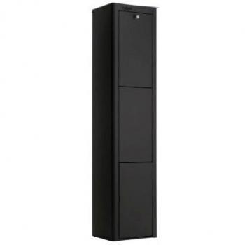 DON HIERRO - CUBEK - Cubo de basura y reciclaje lacado, 3 cubos gran capacidad