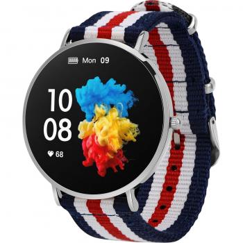 Garett Verona Women's Smartwatch with Silver Case
