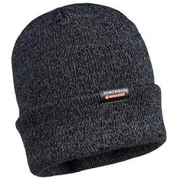 Portwest Mens Portwest Reflective Gorro de punto forrado Insulatex