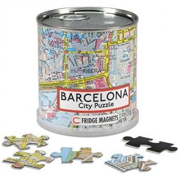 Puzzle magnético enlatado de Barcelona 100 piezas (35x25 cm)