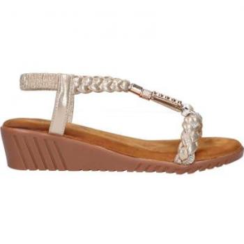 Sandalias de Mujer EXE 721-JD26 Doradas Talla 39