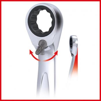 Llave de vaso reversible 11mm + 1/4 KS Tools 918.3072