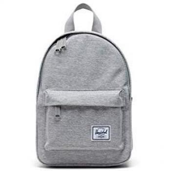 Herschel Mochila clásica, Gris (Light Grey Crosshatch), Mini 9.0L Unisex Adulto
