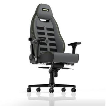 Silla Gaming Noblechairs LEGEND - Edición Shure, color Gris/Negro