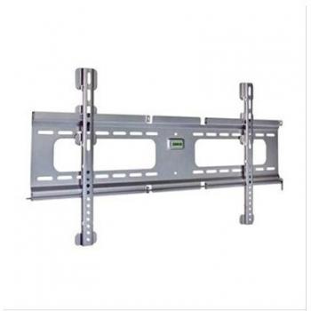 TooQ LP4063F-S - Soporte fijo de pared para monitor/TV/LED de 37 a 63, hasta 75kg de peso, distancia a la pared 19mm, incluye nivel de burbuja, formato VESA hasta 800x400, color plata