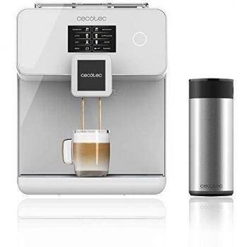 Cecotec Power Matic-ccino 8000 Touch Cafetera Megautomática que muele café con Depósito de leche. Prepara Cappuccino con solo pulsar un botón. Tecnología ForceAroma de 19 bares de presión.