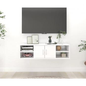 Estantería de Pared Acra 1 Armario + 4 Estantes Blanco 29X102x30 cm