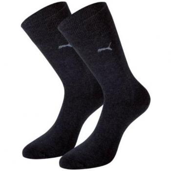 Puma Classic 2P, Calcetines para hombre, Gris oscuro, 43-46