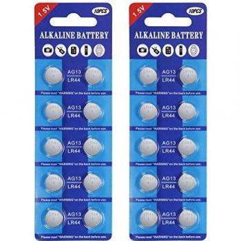 Fortune LR44 AG13 Alkaline 1.5V Button Coin Cell Batteries