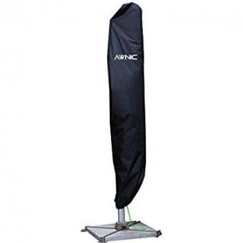 AWNIC Funda Sombrilla Terrazade Jardin Impermeable Resistente Funda Parasol 420D Plástico, 265cm