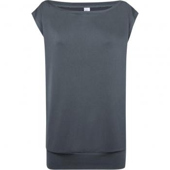 Camiseta de mujer Sarala Born Living Yoga con Manga Caída y Cuello Amplio