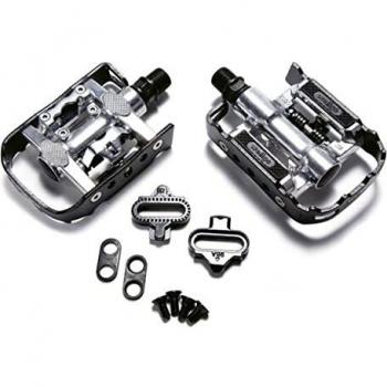 Pedal Mixto Compatible SPD C002 / Pedales Mixtos para Bicicleta VP-X93