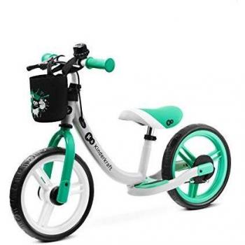 kk Kinderkraft Bicicleta sin Pedales SPACE, Sillín Ajustable, con Freno, Verde